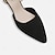 ieftine Pantofi casual dama-Pentru femei Tocuri Sandale Pantofi Flyknit Nuntă În aer liber Zilnic Imitație de Perle Pană Vârf ascuțit Modă Clasic Confortabili Plimbare Croșet Tăiați volantul Buclă Migdală Negru / Bej Negru
