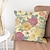 preiswerte Blumen- und Pflanzenstil-Dekorativer Kissenbezug mit Vintage-Blumenmuster, 4 Stück, weicher, quadratischer Kissenbezug für Schlafzimmer, Wohnzimmer, Sofa, Couch, Stuhl
