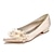 cheap Wedding Shoes-Women&#039;s Wedding Shoes Ladies Shoes Valentines Gifts White Shoes Wedding Party Valentine&#039;s Day Wedding Flats Rhinestone Satin Flower Flat Heel Pointed Toe Elegant Cute Luxurious Satin Loafer White