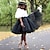 cheap Historical &amp; Vintage Costumes-Retro Vintage 1950s Petticoat Hoop Skirt Tutu Under Skirt Crinoline Tulle Skirt Mini Women&#039;s Solid Color Halloween Party Evening Skirt