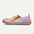 cheap Graphic Print Shoes-Women&#039;s Sneakers Flats Slip-Ons Print Shoes Slip-on Sneakers Daily Vacation Travel Floral Bird 3D Flat Heel Vacation Casual Comfort Walking Canvas Loafer Yellow Purple