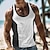 cheap Tank Tops-Men&#039;s Tank Top Vest Top Undershirt Sleeveless Shirt Color Block Crew Neck Outdoor Going out Sleeveless Clothing Apparel Fashion Designer Muscle