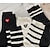 Недорогие носки9-5 пар женских носков, хлопковые простые классические повседневные/повседневные носки в стиле ретро с сердечком для работы на каждый день