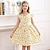 Χαμηλού Κόστους Φορέματα-Παιδιά Κοριτσίστικα Φόρεμα Γραφική Αμάνικο Πάρτι ΕΞΩΤΕΡΙΚΟΥ ΧΩΡΟΥ Causal Μοντέρνα Καθημερινά Βαμβάκι Καλοκαίρι Άνοιξη 2-13 χρόνια Λευκό Κίτρινο Ανθισμένο Ροζ