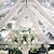 billiga Utomhusnyanser-bröllop valv drapering tyg vit rosa bröllop valv draperier tyg 26 fot skira bakgrund gardiner för fest ceremoni valv scen dekorationer