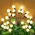 preiswerte Bodenlichter-1 Stück 12 LED Solar-Glühwürmchenlampe für den Garten, schwankende Lichter, 2 Blinkmodi, wasserdicht für Rasen, Gehweg, Hof, Terrasse