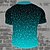 abordables Polo géométrique pour homme-Homme Graphique Chemise de golf Manche Courte Polos Chemises à Col Occasionnel Vêtements de vacances Vêtements de rave Tenues de fête Boutons Impression 3D Été Printemps Jaune doré Vert Claire Vert