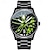abordables Relojes de Cuarzo-Nuevos relojes para hombre de la marca olevs, rueda luminosa giratoria, reloj de cuarzo, reloj de pulsera resistente al agua a la moda para hombre