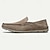 ieftine Saboți și Mocasini Bărbați-Bărbați Mocasini &amp; Balerini Pantofi de piele intoarsa Piele Comfortabil Anti-Alunecare Loafer Kaki Bej