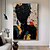 billige Abstrakte malerier-oliemaleri håndlavet håndmalet vægkunst abstrakt mennesker med kniv lærredsmaleri boligindretning strakt ramme klar til at hænge