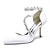cheap Wedding Shoes-Women&#039;s Wedding Shoes Pumps Ladies Shoes Valentines Gifts White Shoes Wedding Party Valentine&#039;s Day Bridal Shoes Rhinestone Stiletto Pointed Toe Fashion Luxurious Sexy Satin Ankle Strap Wine Black