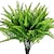 billige Kunstig blomst-18-pak kunstig bostonbregne realistiske kunstige blomster plante syv-blads persisk græs, boston bregner, perfekt indendørs og udendørs grønt indretning