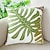 billige Pudetrends-broderet palmemønster firkantet pudebetræk til soveværelse stue sofa sofastol