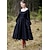 cheap Historical &amp; Vintage Costumes-Retro Vintage Medieval Renaissance Linen Dress Women&#039;s A-Line Halloween LARP Dress