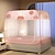 Χαμηλού Κόστους Τέντες &amp; κουρτίνες κρεβατιού-κουνουπιέρα plus size αντισκονική οροφή διπλή πόρτα χωρίς τοποθέτηση κουνουπιέρα για κρεβάτι ασφαλής κουνουπιέρα για παιδικό δωμάτιο