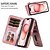abordables Coques iPhone-téléphone Coque Pour iPhone 17 Pro Max 17 Air 16 15 14 Pro Max Plus 13 12 11 Pro Max Mini Étui Portefeuille Détachable Magnétique Fermeture Éclair Rétro TPU faux cuir