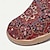 cheap Graphic Print Shoes-Women&#039;s Sneakers Flats Slip-Ons Print Shoes Slip-on Sneakers Daily Vacation Travel Floral National Totem Flat Heel Bohemia Vacation Casual Walking Canvas Loafer Yellow Red Blue