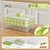 Χαμηλού Κόστους Σκεύη &amp; Γκάτζετ Κουζίνας-παγοθήκη με δυνατότητα συμπίεσης - καλούπι για κατάψυξη τροφίμων, ιδανικό για ψυγεία, σπιτικό κουτί αποθήκευσης παρασκευής πάγου