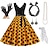 cheap Historical &amp; Vintage Costumes-Elegant Polka Dots Retro Vintage 1950s A-Line Dress Swing Dress Flare Dress Women&#039;s Polka Dot Party / Evening Dress