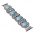 abordables Bracelets Apple Watch-Bijoux Bracelet Compatible avec Bracelet Apple Watch 38mm 40mm 41mm 42mm 44mm 45mm 49mm Élastique Diamant bling Perlé Alliage Strass Bracelet de remplacement pour iwatch Ultra 2 Series 9 8 7 SE 6 5 4