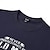 preiswerte Herren -Grafik -T -Shirt-Herren-T-Shirt mit Grafik, modisches Outdoor-T-Shirt, lässiges T-Shirt, Oberteil, Street-Style, lässiges Alltags-T-Shirt, weiß/blau, kurzärmliges Rundhals-Shirt, Frühlings- und Sommerkleidung
