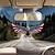 abordables Esculturas-Adorno colgante de acrílico 2d para coche, diseño de águila de bandera americana para decoración interior del espejo retrovisor, decoración colgante de llavero única para su coche