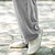 Χαμηλού Κόστους λινό παντελόνι-Ανδρικά Λευκά παντελόνια Παντελόνια Καλοκαίρι παντελόνι Παντελόνι παραλίας Τσέπη Κορδόνι Ελαστική μέση Σκέτο Άνεση Αναπνέει Καθημερινά Αργίες Διακοπές Λινό Χαβανέζα Μπόχο Μαύρο Βαθυγάλαζο