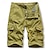 cheap Cargo Shorts-Men&#039;s Tactical Shorts Cargo Shorts Shorts Button Drawstring Multi Pocket Plain Wearable Short Outdoor Daily Going out 100% Cotton Fashion Classic Black Army Green