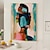 levne Abstraktní malby-olejomalba ručně malované ručně malované nástěnné umění abstraktní lidé malba na plátně domácí dekorace výzdoba natažený rám připraven k zavěšení