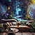 abordables paysage tapisserie-Fantasy dream tree house tapisserie suspendue art mural grande tapisserie décor mural photographie toile de fond couverture rideau maison chambre salon décoration