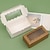 preiswerte Backformen-Kleine Kuchenbackbox aus Papier, quadratische Einweg-Pappbecher-Aufbewahrungsbox für Kekse, kann zum Backen zu Hause verwendet werden, Konditorei, Party-Geschenkbox, Handgeschenk, faltbare Brotbox