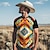 ieftine Tricouri 3D Bărbați-Aztec Tribal Modă Retro / vintage Έθνικ Bărbați Tipărire 3D Tricou Tricou Negru Manșon scurt Stil Nautic Cămașă Vară Primăvară Îmbrăcăminte S M L XL XXL XXXL