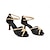 voordelige Latin dansschoenen-dames latin schoenen indoor gala sandaal gepersonaliseerde hak peeptoe loafer volwassenen bruin