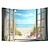 levne krajinářský gobelín-pohled z okna pláž závěsný gobelín nástěnné umění velký gobelín nástěnná malba výzdoba fotografie pozadí přikrývka opona domácí ložnice dekorace obývacího pokoje oceán léto
