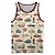 cheap Men&#039;s 3D T-shirts-Carefree Interlude X Joshua Jo Men&#039;s Vintage Vehicle 3D Printed Vacation Sleeveless Tank T shirt