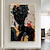 levne Abstraktní malby-olejomalba ručně malované ručně malované nástěnné umění abstraktní lidé nožem malba na plátně domácí dekorace výzdoba natažený rám připraven k zavěšení