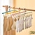 cheap Storage &amp; Organization-3pcs Rotating Clothes Drying Rack with 8 Clips, Non-Slip, Traceless Socks Hanger for Students&#039; Dormitories, Household Clothes, Underwear, Socks, Ties, Ideal for Wardrobe, Bathroom, Home Organization