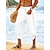 ieftine a bărbaţilor-seturi asortate bărbați cămașă de in cu pantaloni scurți de plajă cu șnur talie elastică 2 buc. seturi de vacanță de vară guler cu mâneci lungi casual zilnic uni bumbac și in primăvară și vară