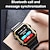 billige Smartarmbånd-696 AW38 Smartklokke 1.54 tommers Smart armbånd Smartwatch blåtann Skritteller Samtalepåminnelse Søvnmonitor Kompatibel med Android iOS Dame Herre Håndfri bruk Meldingspåminnelse IP 67 42mm urkasse