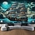 preiswerte Landschaftsteppich-Piratenschiff Wandteppich zum Aufhängen, große Tapisserie, Wandbild, Dekor, Fotografie, Hintergrund, Decke, Vorhang, Zuhause, Schlafzimmer, Wohnzimmer, Dekoration