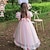 Χαμηλού Κόστους Φορέματα για πάρτι-Παιδιά Κοριτσίστικα Φόρεμα Φόρεμα για πάρτυ Πούλια Κοντομάνικο Ειδική Περίσταση Φόρεμα βάπτισης Φουσκωτό Μανίκι Πριγκίπισσα Πανεμορφη Δίχτυ Μίντι Καλοκαίρι Άνοιξη Φθινόπωρο 3-12 χρόνια Πολύχρωμο
