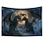 abordables animaux tentures-Dragon couple lune suspendus tapisserie mur art grande tapisserie décor mural photographie toile de fond couverture rideau maison chambre salon décoration