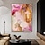 billiga Abstrakta målningar-Handgjord Hang målad oljemålning HANDMÅLAD Vertikal Abstrakt Modern Utan innerram (utan ram)