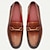 cheap Men&#039;s Slip-ons &amp; Loafers-Men&#039;s Dress Loafers Perforated Leather Gold Horsebit