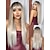 cheap Synthetic Trendy Wigs-Synthetic Wig Uniforms Career Costumes Princess Straight kinky Straight Middle Part Layered Haircut Machine Made Wig 28 inch Light Blonde Synthetic Hair 28 inch Women&#039;s Cosplay Party Fashion Blonde