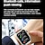 olcso Okosórák-iMosi TK16 Okos óra 2.04 hüvelyk Intelligens Watch Bluetooth EKG + PPG Hőmérséklet-figyelés Lépésszámláló Kompatibilis valamivel Android iOS Női Férfi Hosszú készenléti idő Kéz nélküli hívások Vízálló