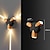 cheap Outdoor Wall Lights-Modern Wall Sconces Black and Gold Outdoor Waterproof LED Up and Down Wall Lamp Aluminum Lighting Fixture for Porch, Terrace, Passage, Courtyard