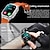 billige Smartarmbånd-696 K63 Smart Watch 1.96 inch Smart armbånd Smartwatch Bluetooth Skridtæller Samtalepåmindelse Sleeptracker Kompatibel med Android iOS Dame Herre Handsfree opkald Beskedpåmindelse IP 67 42mm urkasse