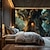 halpa maisemakudos-fantasia unelma puutalo riippuva kuvakudos seinä taide suuri kuvakudos seinämaalaus sisustus valokuva tausta peitto verho koti makuuhuone olohuoneen sisustus