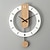 رخيصةأون ديكور الحائط-ساعة كوارتز عصرية إبداعية، ساعة أرجوحة صامتة إسكندنافية مقاس 40 سم، ساعة حائط لغرفة المعيشة، ساعة عصرية بسيطة للمطعم